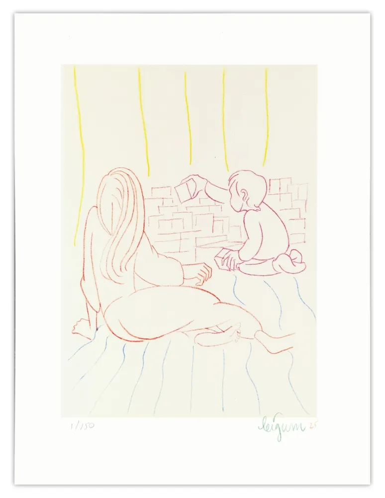 Литография Bigum - Éditions Petit #9