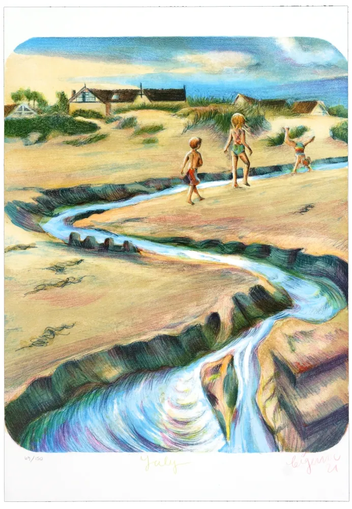 Литография Bigum - July