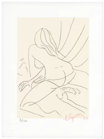 Литография Bigum - Sans titre