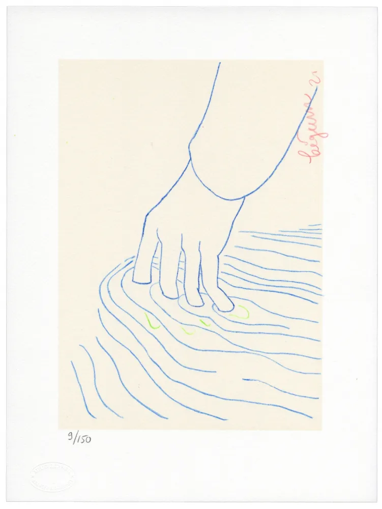 Литография Bigum - Sans titre