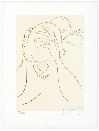 Литография Bigum - Sans titre