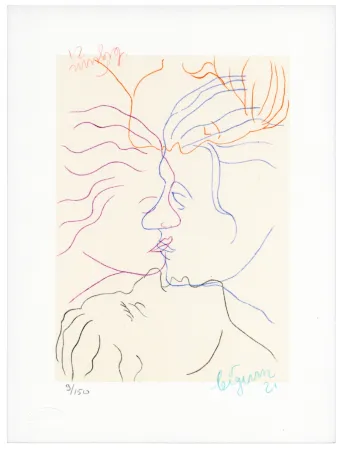 Литография Bigum - Sans titre