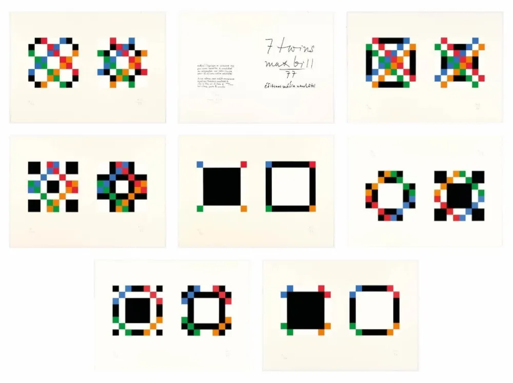 Сериграфия Bill - 7 twins - Complete portfolio