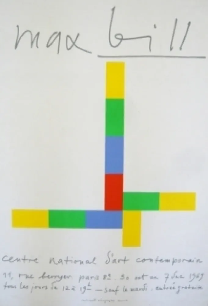 Афиша Bill - Affiche exposition centre national d'art contemporain