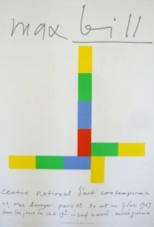 Афиша Bill - Affiche exposition centre national d'art contemporain