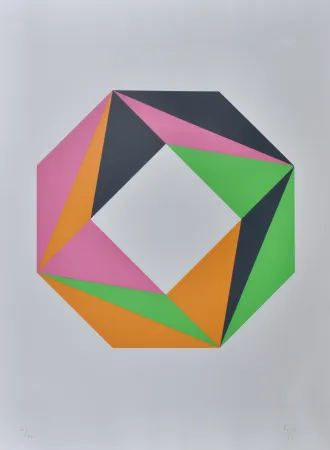 Сериграфия Bill - Composition, 1993 - Hand-signed