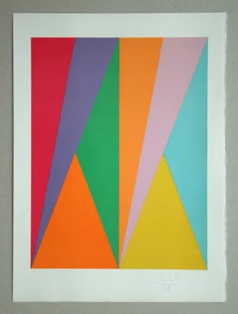 Литография Bill - Konkrete Komposition