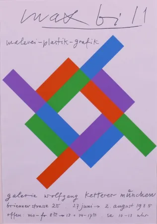 Афиша Bill - MALEREI - PLASTIK - GRAFIK