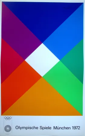 Сериграфия Bill - OL 1972 - original colour silkscreen