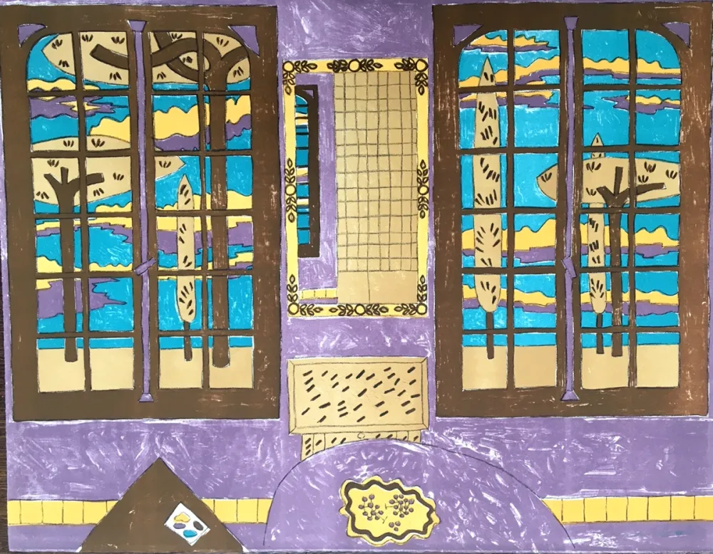 Литография Bioulès - Automne