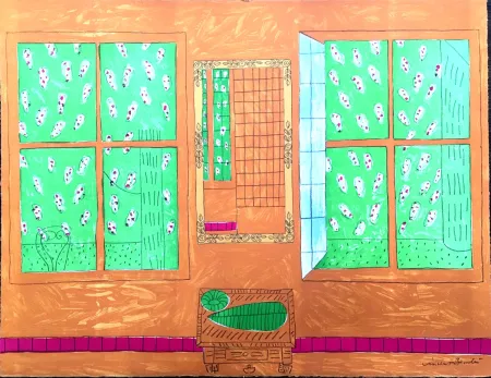 Литография Bioulès - Eté