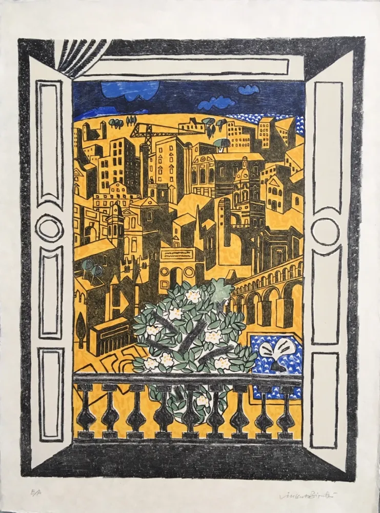 Литография Bioulès - Millénaire de Montpellier