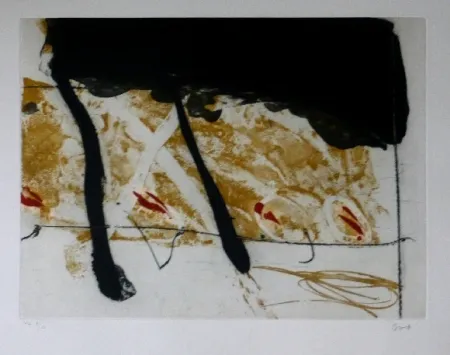 Офорт И Аквитанта Bird - Abstract 8