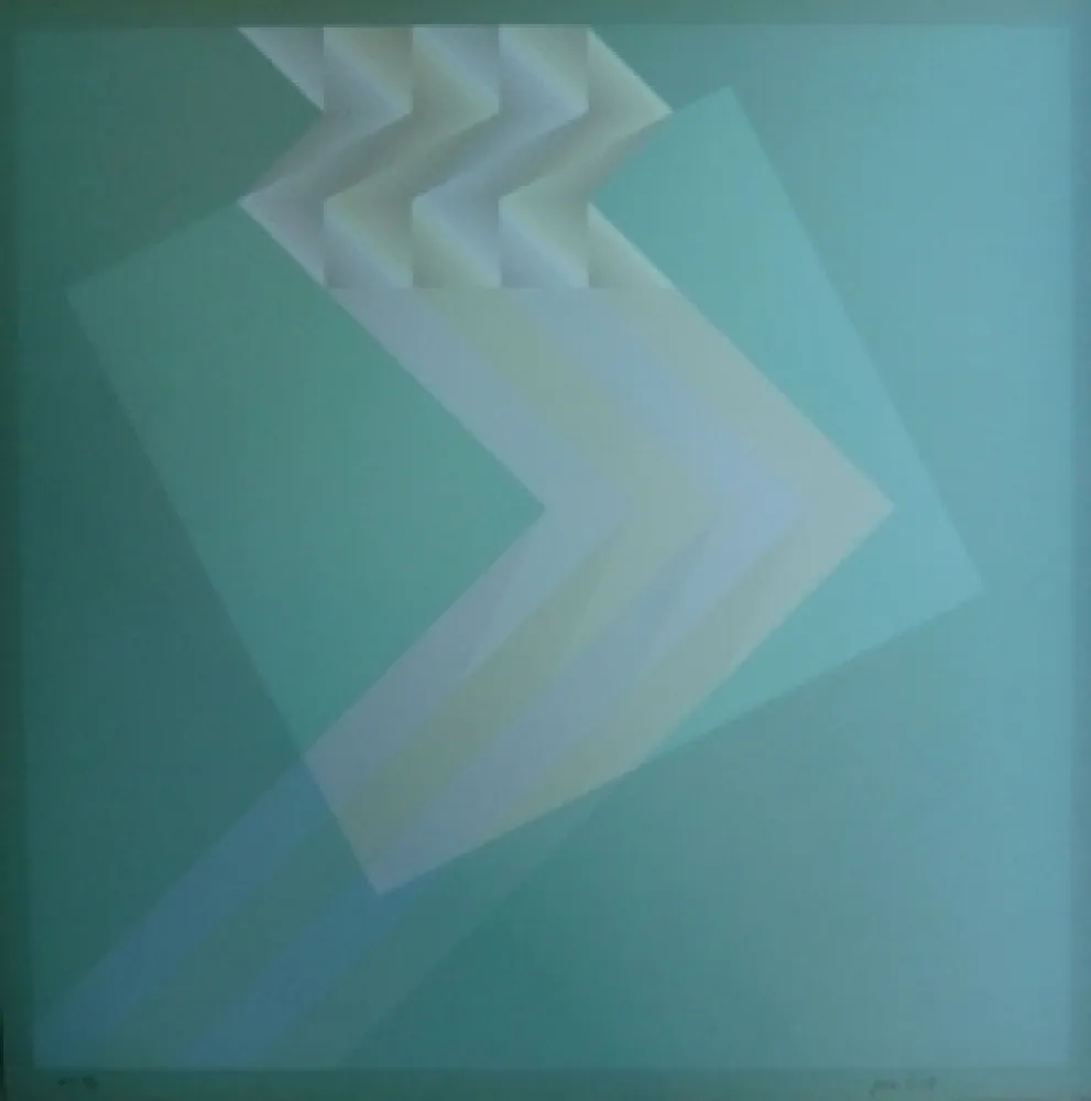 Литография Bird - Tribute to Vasarely 13