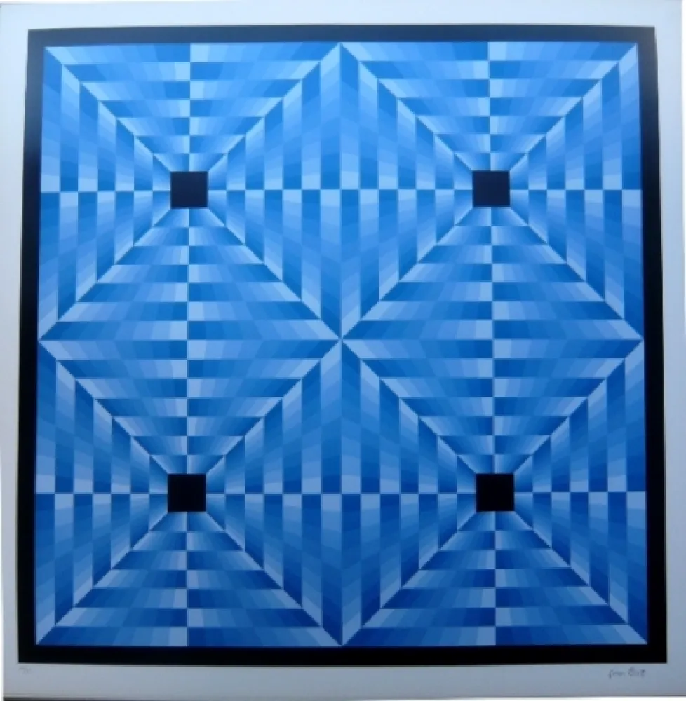 Литография Bird - Tribute to Vasarely 6