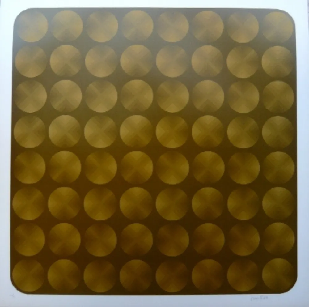 Литография Bird - Tribute to Vasarely 7