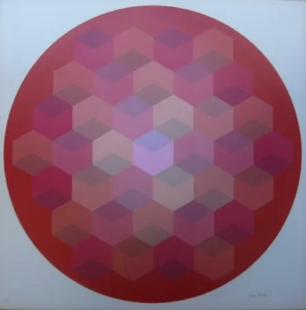 Литография Bird - Tribute to Vasarely 8