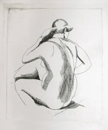 Гравюра Bishop - Isabel Bishop.  Eight Etchings, 1925-1931.