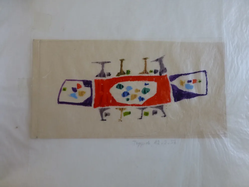 Нет Никаких Технических Bissier - Projet de tapisserie 