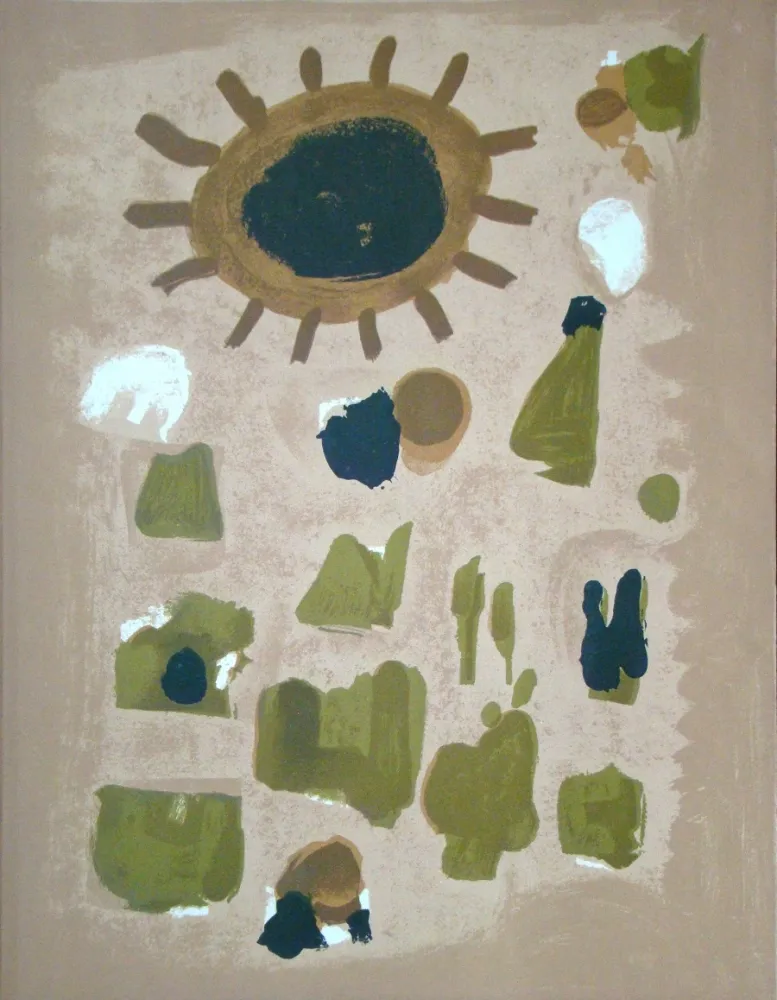 Литография Bissiere - Composition