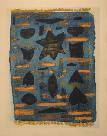 Акватинта Bissiere - Feuillage