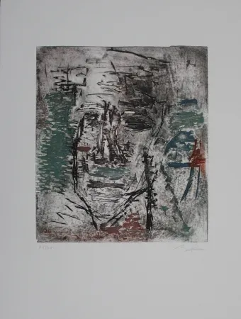 Офорт И Аквитанта Bissière - Grosse tête