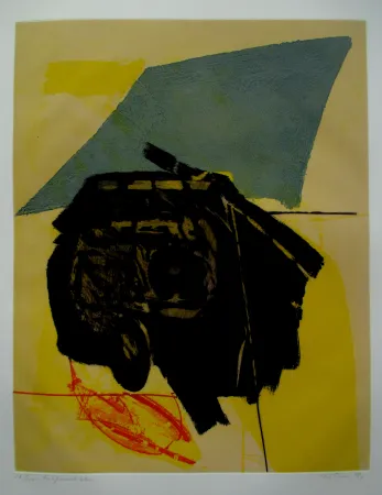 Акватинта Bitran - Fragment bleu