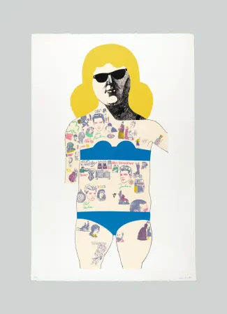 Сериграфия Blake - Tatooed lady