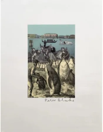 Сериграфия Blake - Venice - Exhibition poster