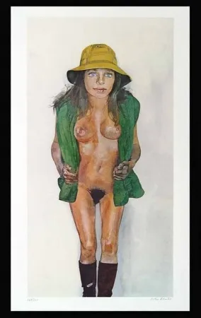 Литография Blake - Yellow Hat