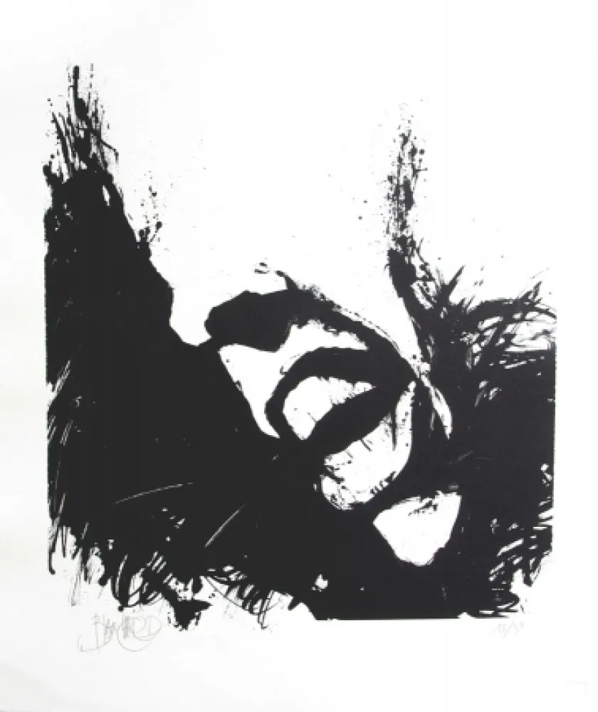 Литография Blanchard - Hommage à Brel