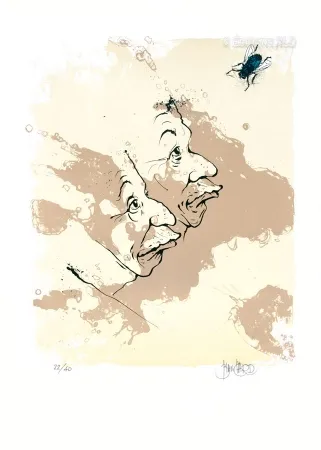 Литография Blanchard - La Mouche