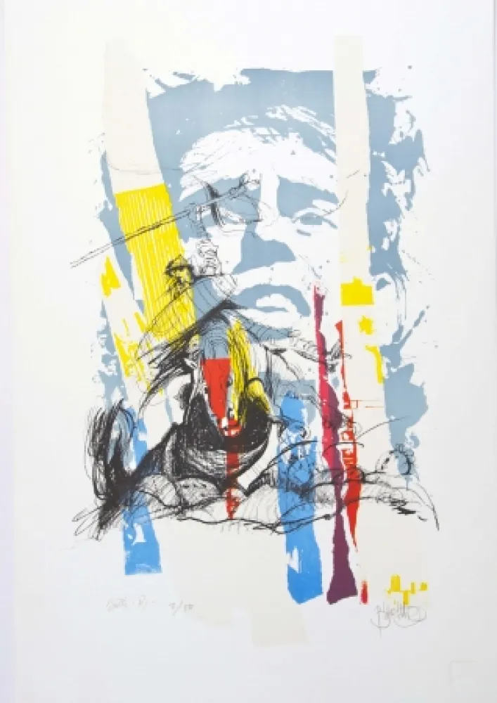 Литография Blanchard - Sous le soleil de J. Brel