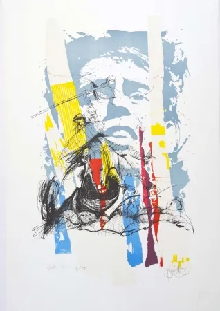 Литография Blanchard - Sous le soleil de J. Brel