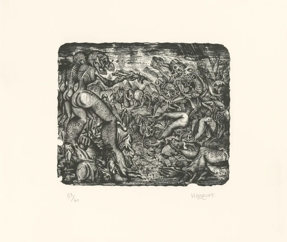 Литография Blanquet - Rixe Urticante