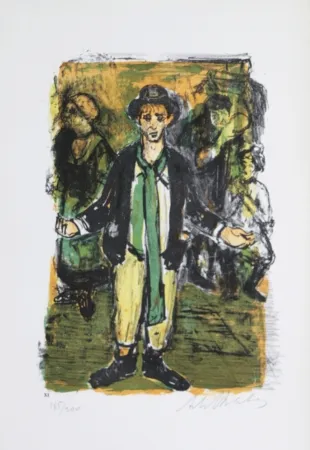 Литография Blatas - 	L'opera des Guaux, The Beggers Opera plate XI