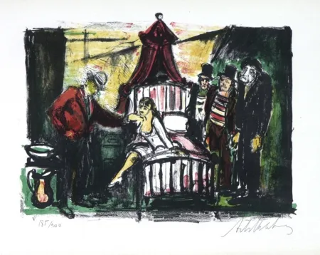 Литография Blatas - 	L'Opera Des Gueux, The Beggers Opera Plate V