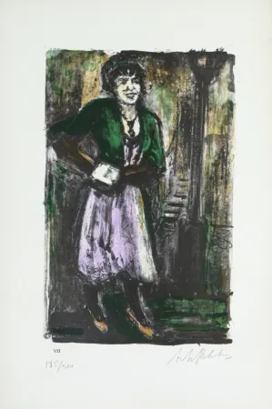 Литография Blatas - 	L'opera Des Gueux The Beggers Opera plate VII