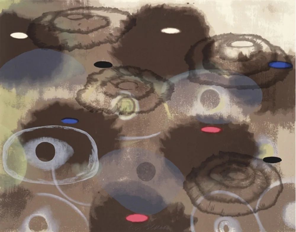 Сериграфия Bleckner - Just Because II