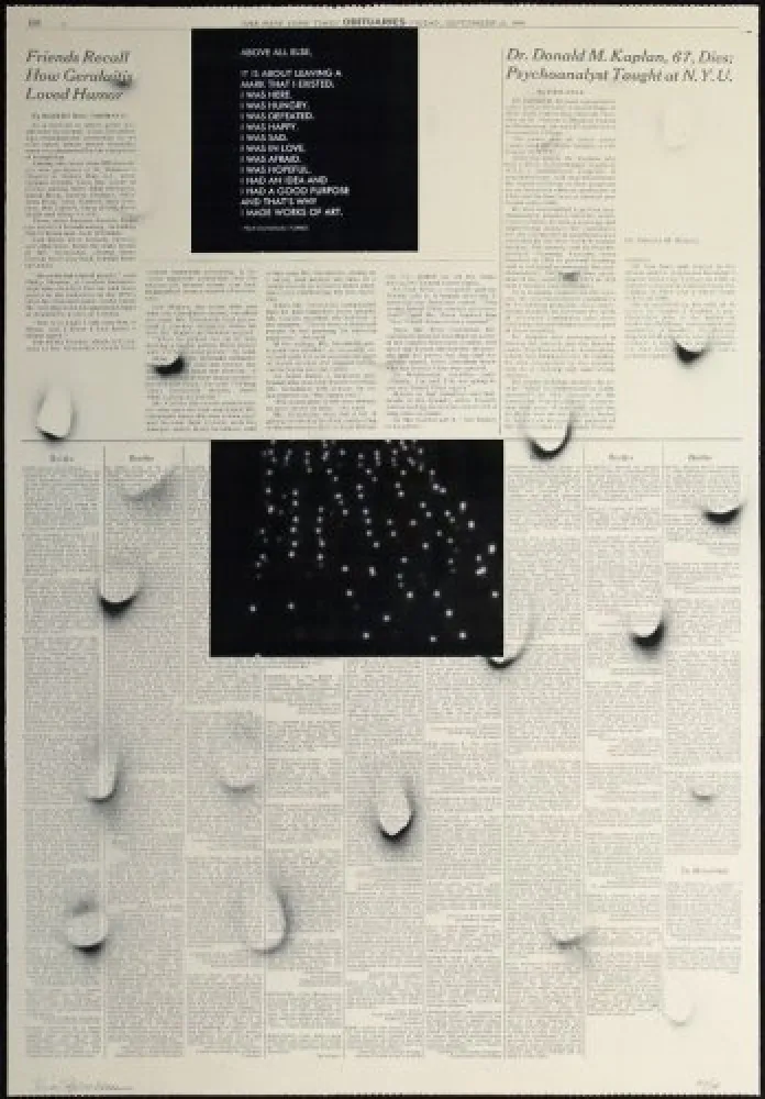 Литография Bleckner - September 23rd bis (variant 3)