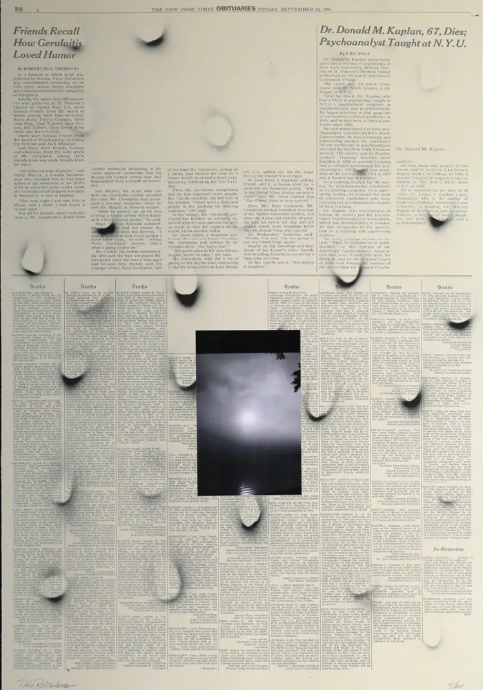 Литография Bleckner - September 23rd bis (variant 5)