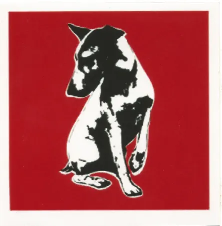 Сериграфия Blek Le Rat - His Master's Voiceless (Red)