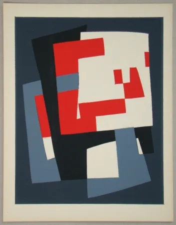 Сериграфия Bloc - Gouache