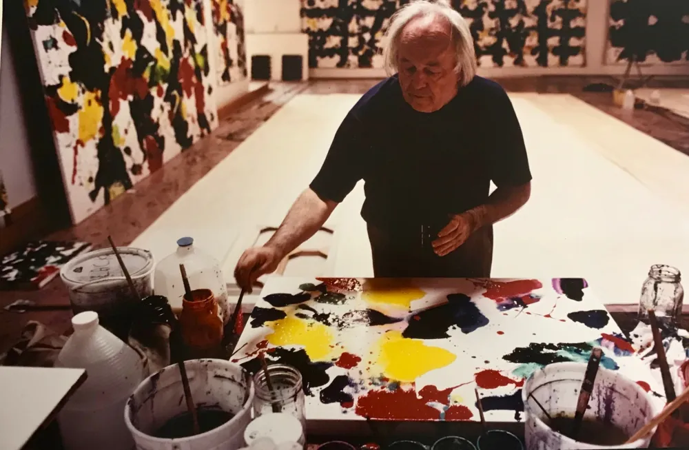 Фотографии Blum - Sam Francis in his studio
