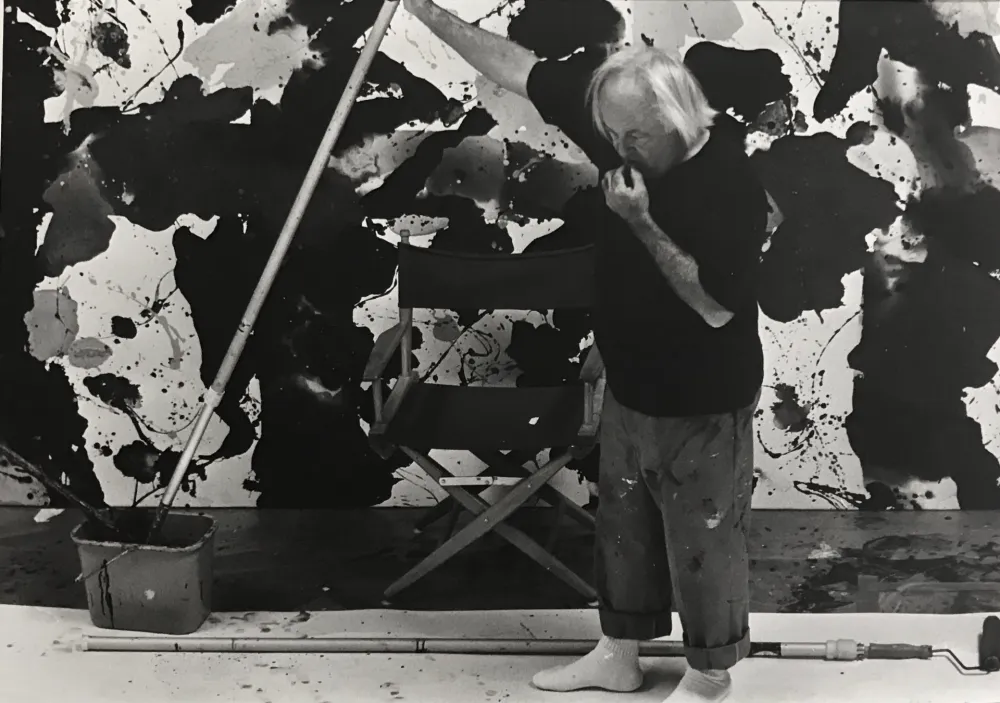 Фотографии Blum - Sam Francis in his studio