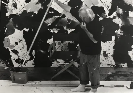Фотографии Blum - Sam Francis in his studio