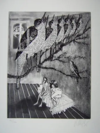 Офорт Bo - Kaellingedigte 3