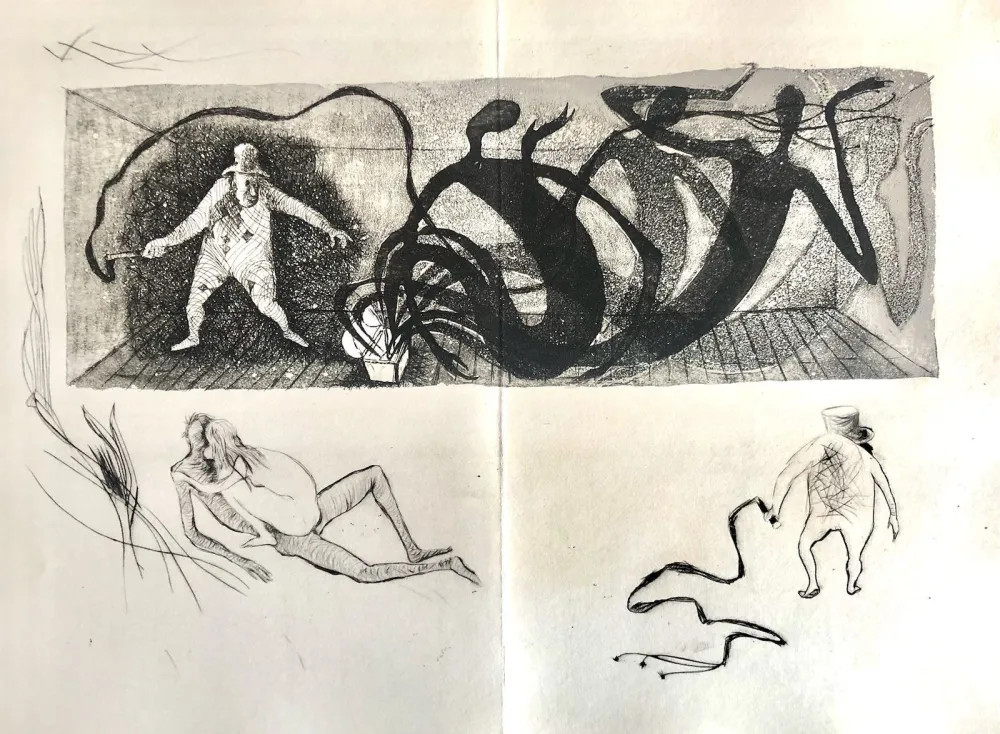 Офорт Bo - Le Meneur d'ombres