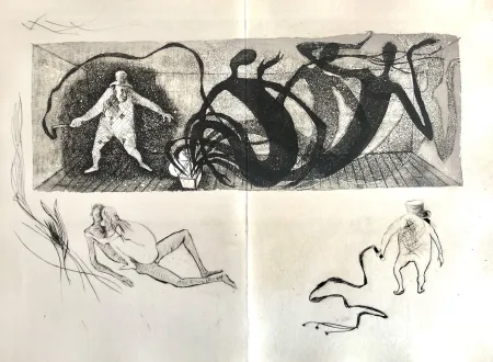 Офорт Bo - Le Meneur d'ombres