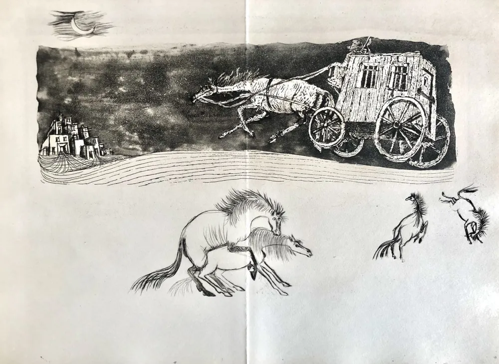 Офорт Bo - Le Meneur d'ombres